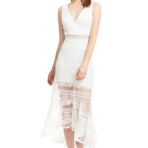 Allen Schwartz Maxwell Deep-V Dress in Size 2